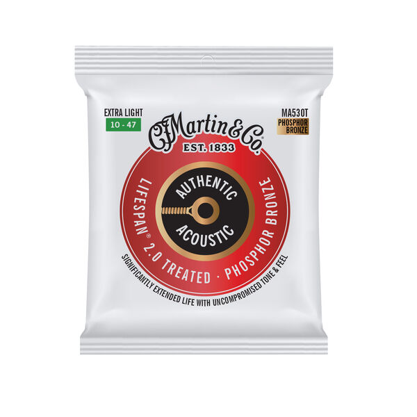 سیم گیتار آکوستیک MARTIN AUTHENTIC LIFESPAN 2.0 PHOSPHOR BRONZE 10-47