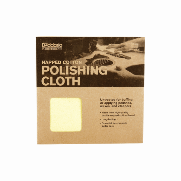 دستمال گیتار D'Addario NAPPED COTTON POLISHING CLOTH